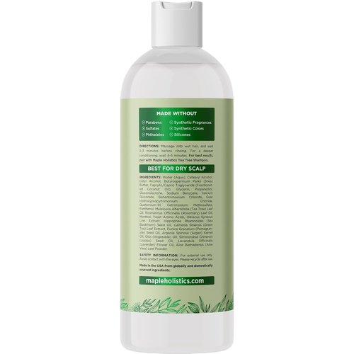 Regine Switzerland Tea Tree Conditioner - Sulfate-Free Formula for Dry Hair & Scalp Care | Nourishing Tea Tree Oil