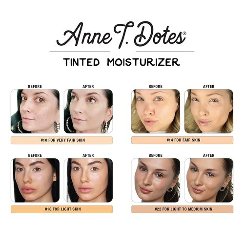 Anne T. Dotes Tinted Moisturizer - Light to Medium Coverage for Flawless Skin