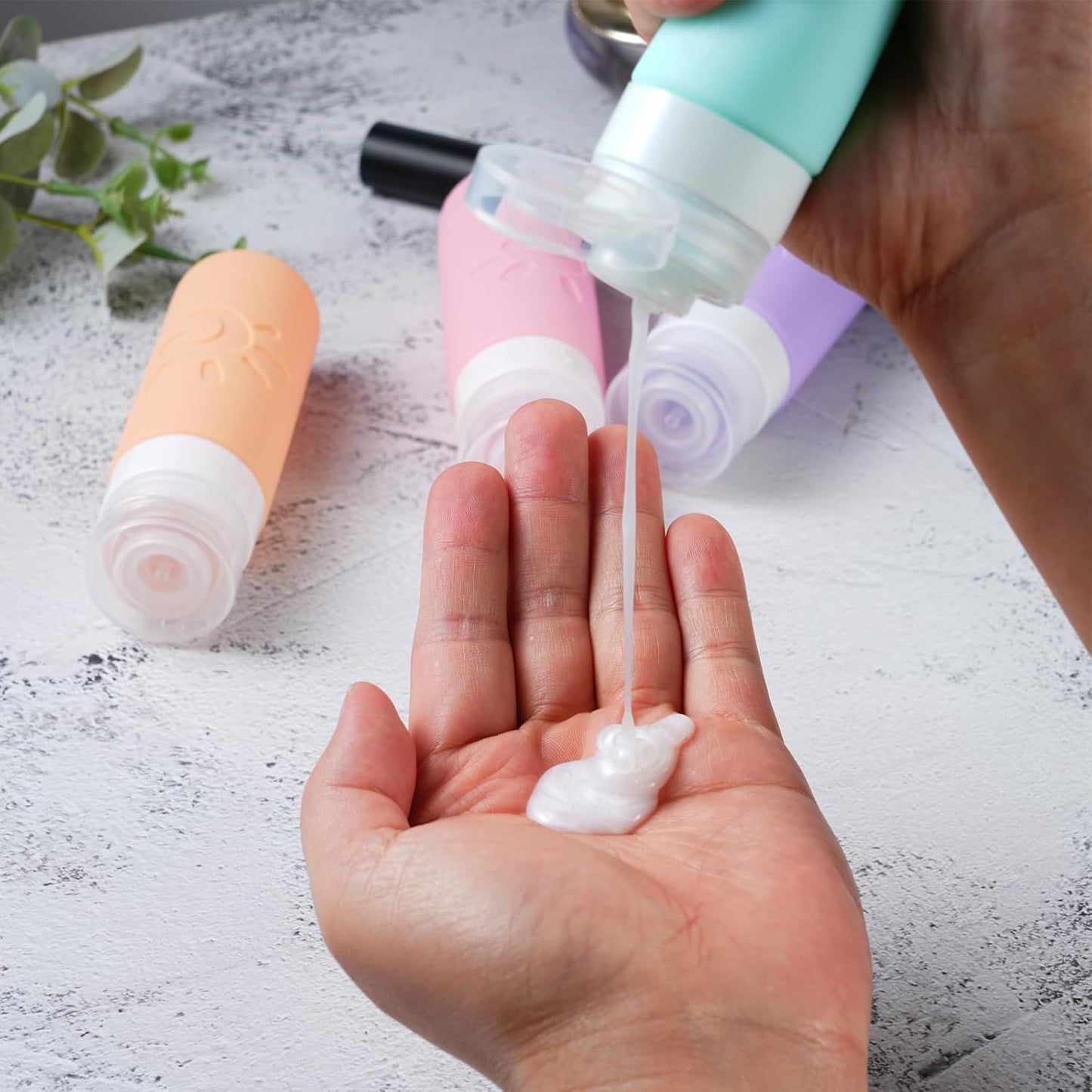 Zafit Travel Bottles - TSA Approved 3oz Leak Proof Toiletry Containers | Refillable Liquid Travel Accessories