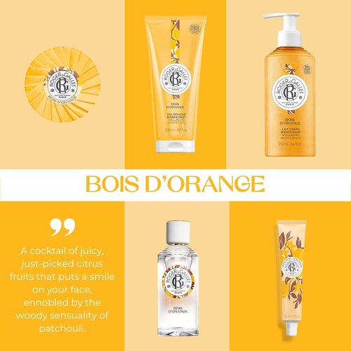 Roger & Gallet | Bois D'Orange Body Wash & Shower Gel for Women | 6.6 Oz Refreshing Cleanser