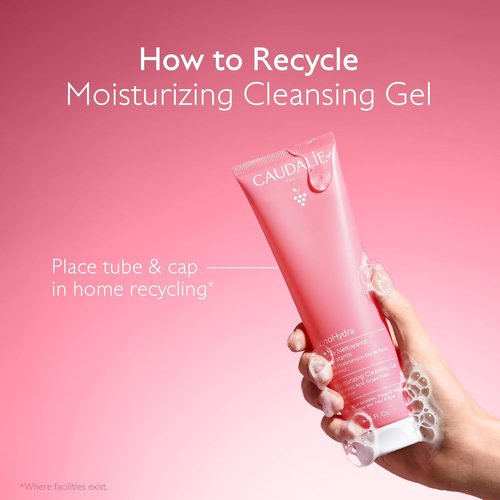 Caudalie VinoHydra Cleansing Gel - Gentle Moisturizing Face Cleanser with Hyaluronic Acid | 150 mL