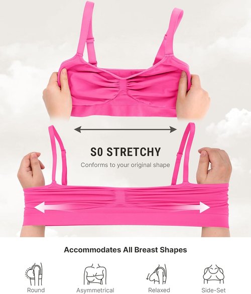 FeelinGirl Bralettes for Women - Comfortable Seamless Supportive Bras | No Underwire Design
