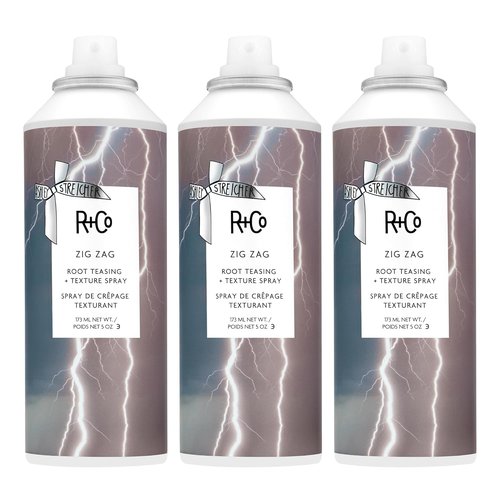 R+Co ZIG ZAG Root Teasing Spray - Volumizing Texture & Hold for All Hair Types, 8.5 oz