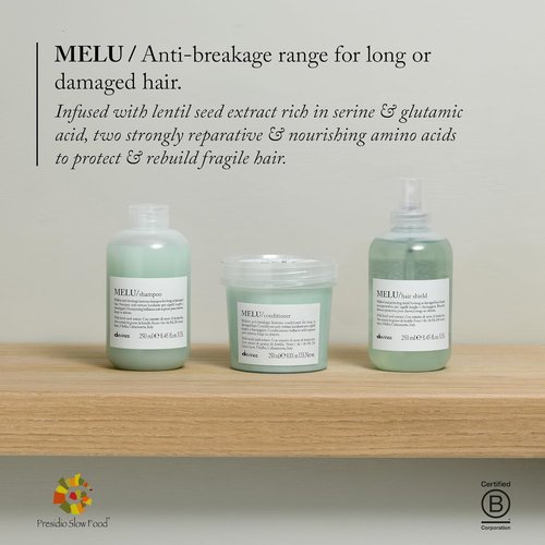 Davines MELU Conditioner - Anti-Breakage Formula for Long, Damaged Hair | Nourishing & Repairing