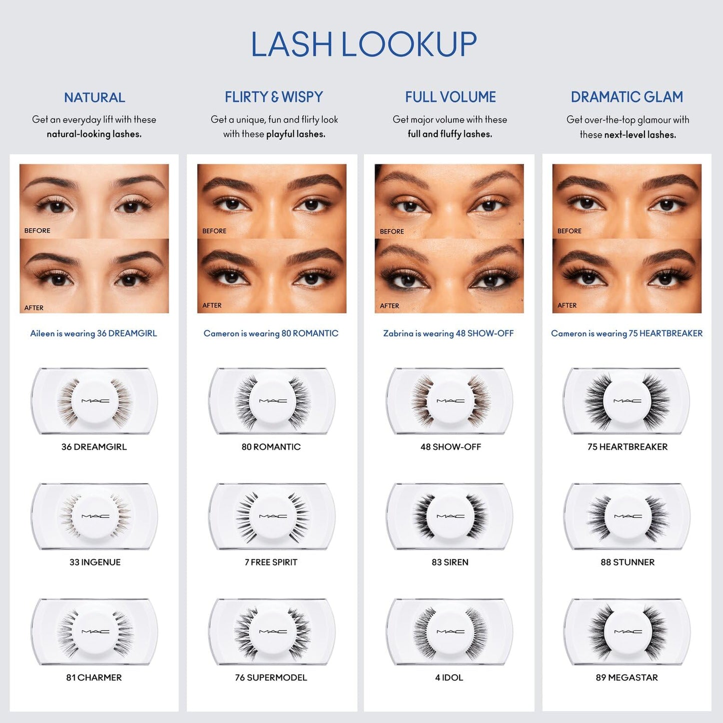 MAC False lashes 04 Idol Lash