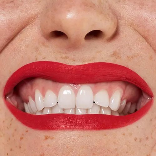 About-Face Matte Fix Lip Pencil - Long-Wear Creamy Matte Lip Liner with Hyaluronic Acid & Vitamins - 0.042 oz (Bright Cherry Red)