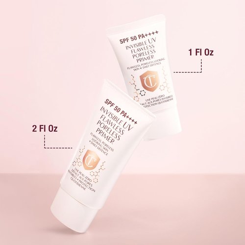 Charlotte Tilbury Invisible UV Flawless Makeup Primer - SPF 50 Sunscreen & Hydrating Poreless Formula