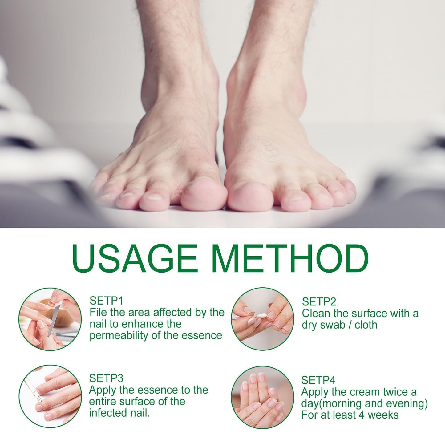 7 Days Ginger Foot Spray, 7 Days Nail Repair, 7 Days Ginger Nail Treatment, Ginger Nail Treatment (1pcs)