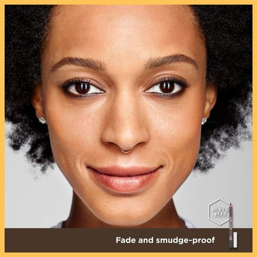 Burt's Bees Nourishing Eyeliner - Soft Black | Smooth Application, 0.04 Ounce