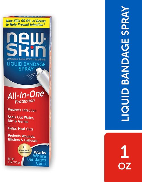 New-Skin Hypoallergenic Liquid Bandages - Sensitive Skin Formula for Minor Cuts & Scrapes | 0.3oz
