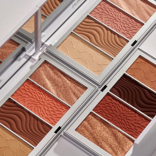 PÜR MINERALS 4-in-1 Skin-Perfecting Face Palette - Flawless Finish & Versatile Shades