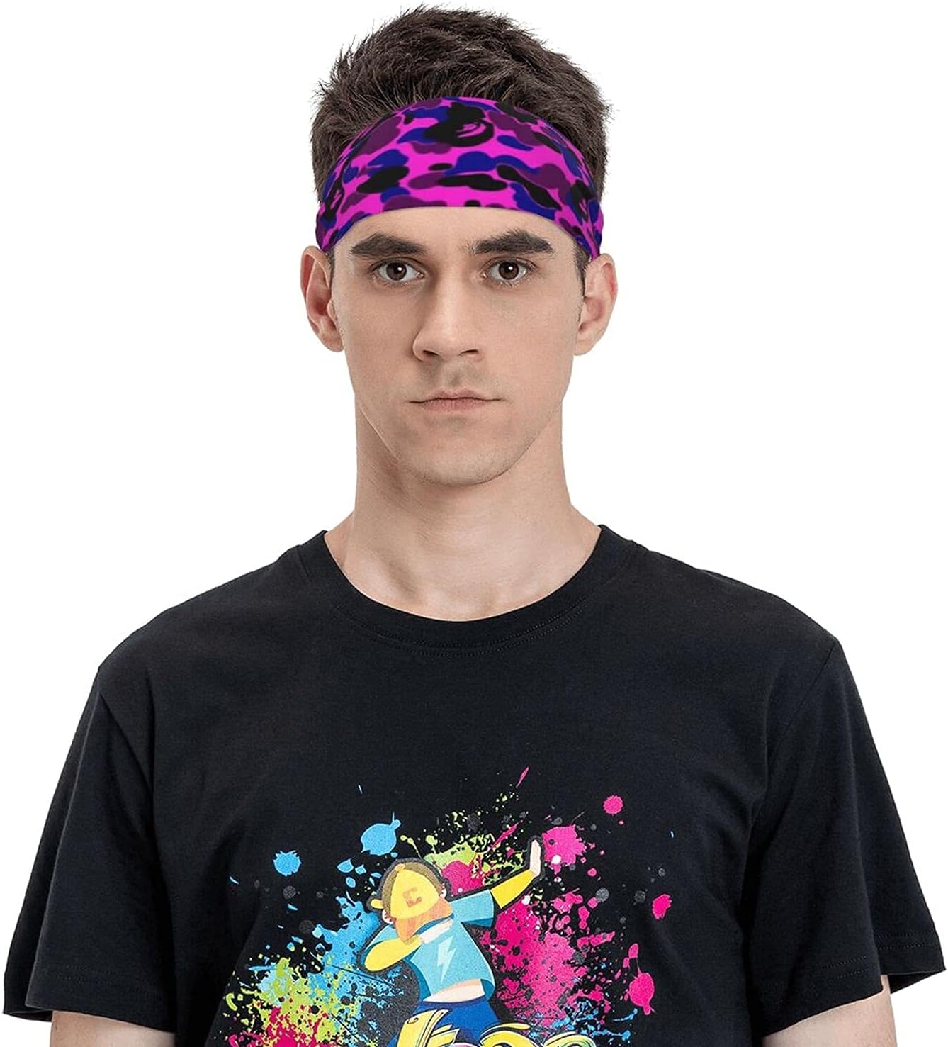 Skiennix Custom Sport Headbands - Personalized Hair Bands for Gym, Running, Yoga & More | Unisex Design