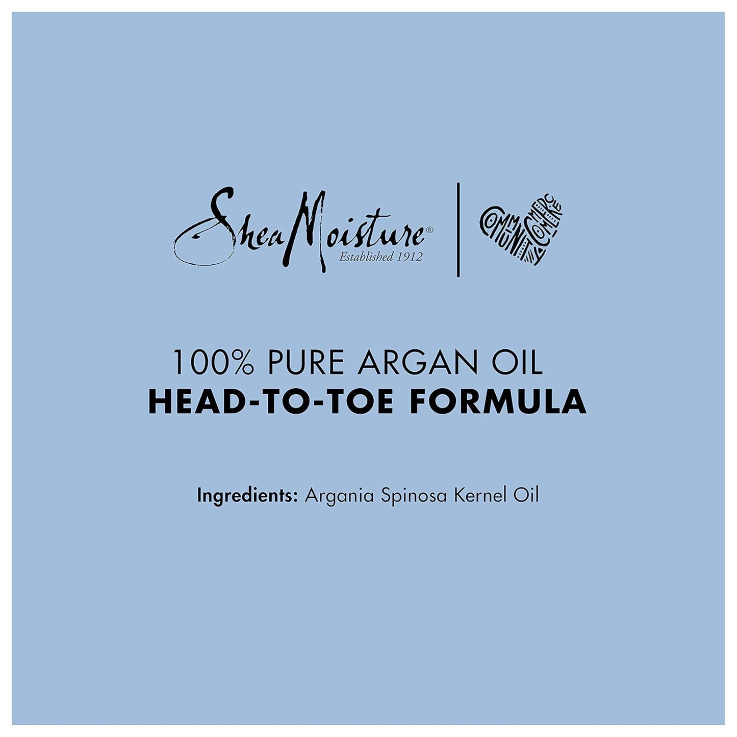 SheaMoisture Multi-Tasking Oil - 100% Pure Argan Oil for Smooth Hair & Skin | 1.6 Fl Oz