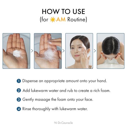 Dr.Ceuracle Pro Balance Enzyme Powder Face Wash - Natural Korean Cleanser for Deep Pore Cleansing & pH Balance