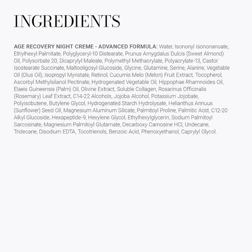 Meaningful Beauty Age Recovery Night Crème - Retinol-Infused Anti-Aging Moisturizer