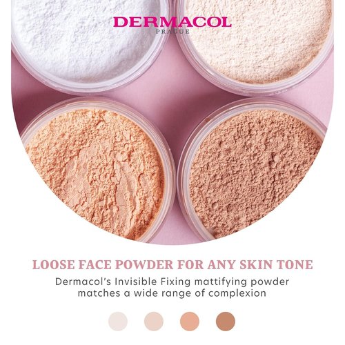 Dermacol Invisible Fixing Powder - Natural Finish for Long-Lasting Makeup | 10g