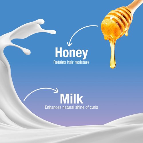 Lottabody Refine Me Curl Defining Mousse - Lightweight Frizz Control with Milk & Honey, 7 oz