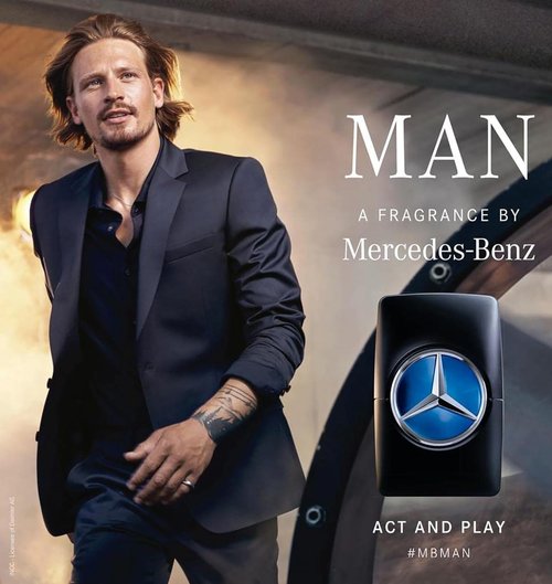 Mercedes Benz Man - Aromatic Woody Fruity Eau de Toilette for Men - Long Lasting 1 oz Cologne