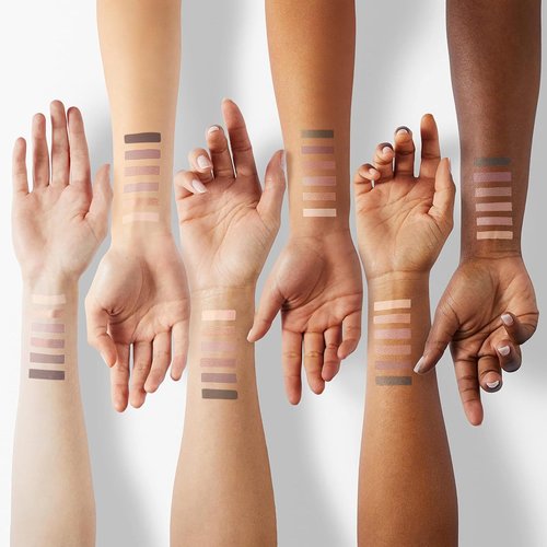 MYSTER ROSEY Nudes Series Mini Eyeshadow Palette, Velvety Matte Finish, 6 Nude Taupe & Brown Neutral Eye Shadows, Travel Friendly Size, Vegan, Cruelty-free,Long-lasting