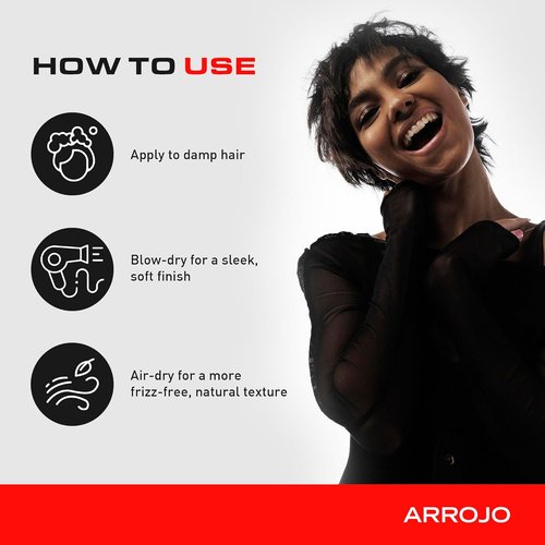 ARROJO Frizz Control Hair Oil - Moisture-Rich Jojoba Oil for Smooth, Frizz-Free Hair | 5.1 oz