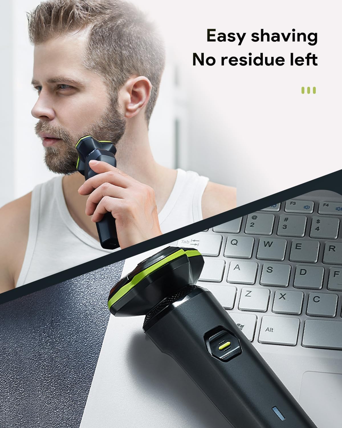 Skiennix Electric Razor for Men - 3D Floating Head with Magnetic Detachable Feature | Perfect for Travel & Business