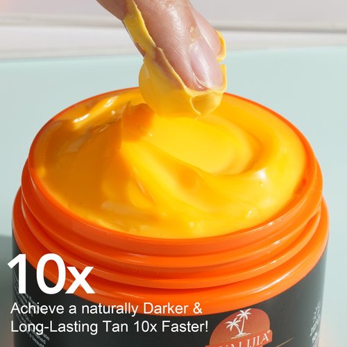 Golden Intensive Tanning Gel, Tanning Oil with Natural & Organic Ingredients, Tanning Lotion Outdoor, Achieve a naturally Darker and Long-Lasting Tan-5.29oz