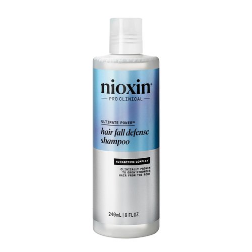 Nioxin Hair Fall Defense Shampoo | Activates Hair Follicles for Visibly Less Hair Loss| With Lauric Acid, Caffeine, Niacinamide and Sandalore