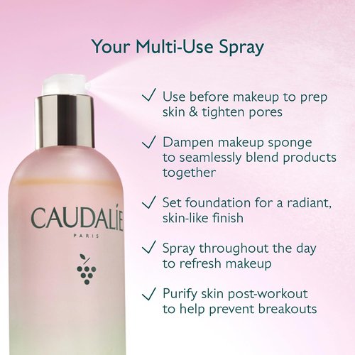 Caudalie Beauty Elixir Face Mist - Pore-Tightening Toner & Makeup Setter | 100 mL & 30 mL Sizes