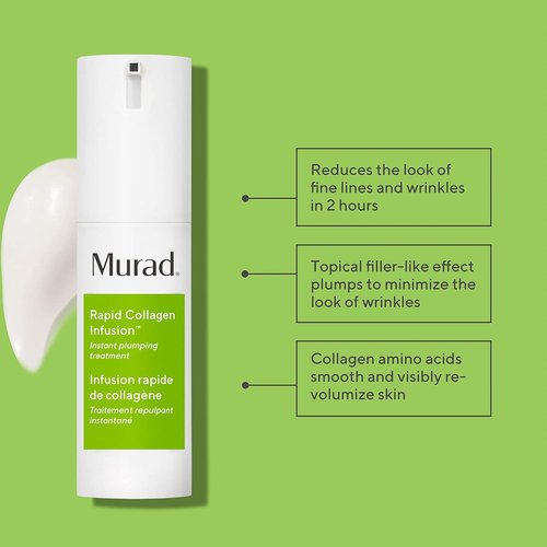 Murad Renewing Cleansing Cream & Rapid Collagen Infusion Set - Anti-Wrinkle, Firming, Full Size