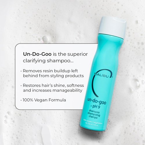 Malibu C Leave-In Conditioner Mist - Thermal & UV Protection + Miracle Repair for Damaged Hair (9 oz)