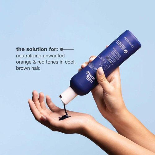 Milk_Shake Cold Brunette Shampoo - Toning Shampoo with Blue Pigment | Strengthens, Boosts Shine & Extends Color | SLS/SLES-Free