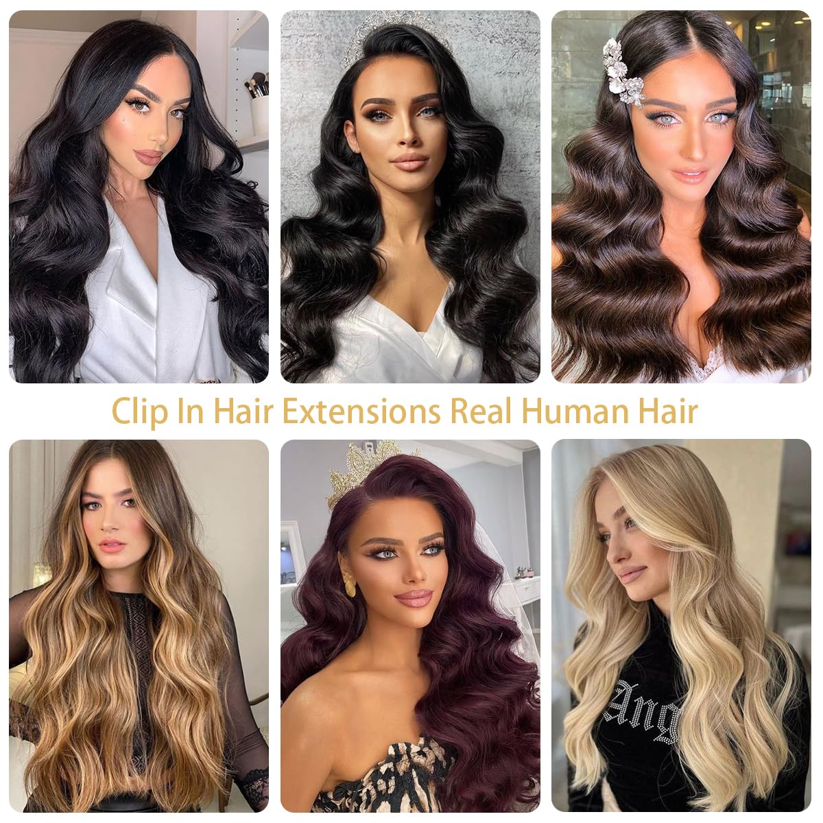 Clip in Hair Extensions Real Human Hair Clip ins Human Hair Extensions for Women Invisible Natural Straight Seamless Clip on Hair Extensions 8pcs Double Weft 40g (#1 Jet Black, 10 Inch)
