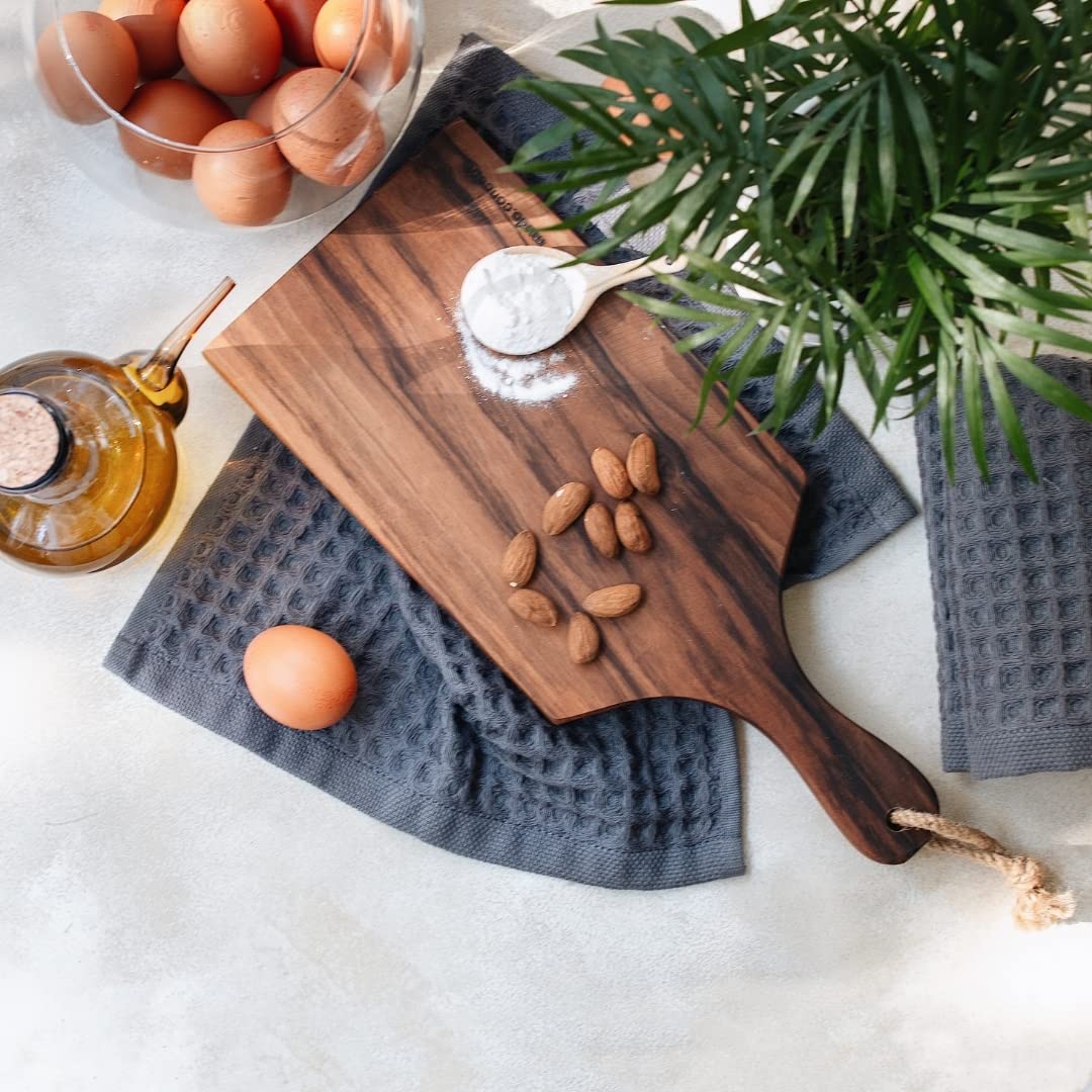 sea me at home Waffle Washcloths Set, 100% Turkish Cotton