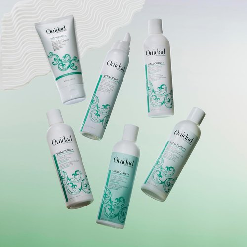 Ouidad VitalCurl + Leave-In Styling Hair Serum - 8.5 oz Lightweight Hydrating Serum for Curly Hair & Scalp | Restores Shine & Moisture
