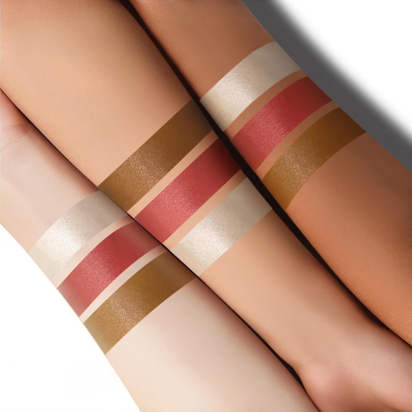 Lezero 3Pcs Contour Stick Makeup Kit, Shades with Highlighter, Blush and Bronzer Stick for Sculpt the Face and All Skin Type, Long Lasting, Smooth, Dewy & Matte Finish, LIGHT