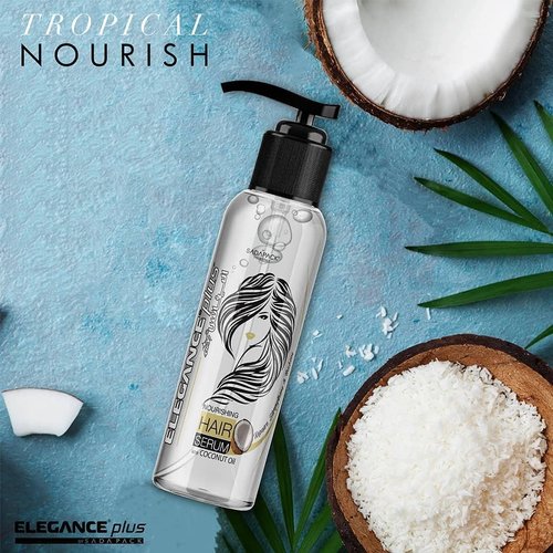 Elegance Plus Hair Serum - Nourishing Coconut Formula for Soft, Shiny Hair | 10.1 Oz