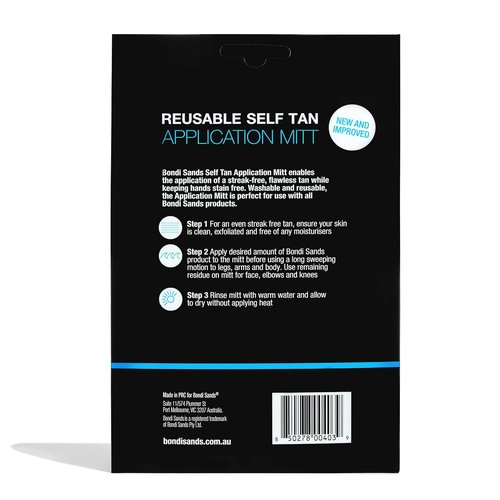 Bondi Sands Self-Tanning Mitt - Reusable Applicator Glove for Streak-Free, Natural Bronze | Includes 1 Mitt