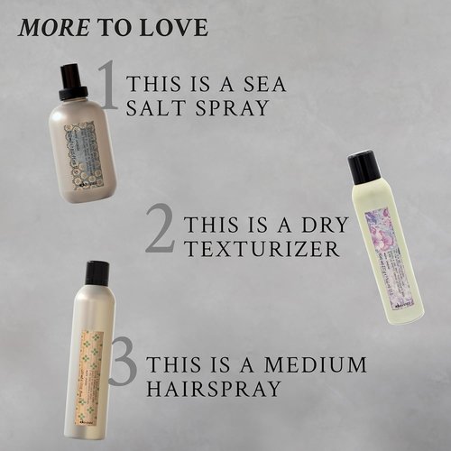 Davines Texturizing Serum - Light Hold for Wavy Looks | Adds Body & Softness, 5.07 Fl Oz
