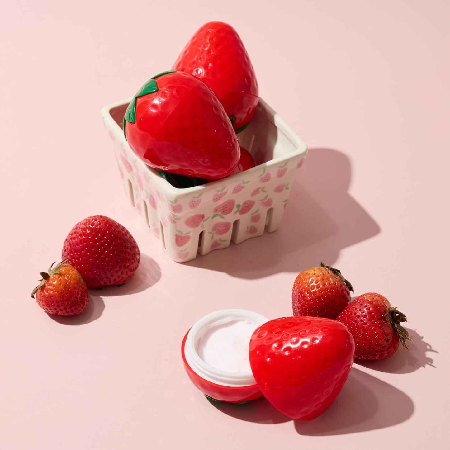 TONYMOLY Strawberry Valentine’s Day Hand Cream 2-Pack – Hydrating Hand Lotion with Strawberry Extract & Shea Butter, Cute Giftable Duo for Dry Hands, Sweet Self-Care & Galentine’s Gift