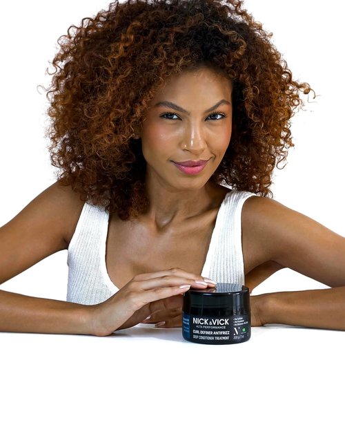 Nick Vick Curl Definer Anti-Frizz Deep Conditioner - Sulfate, Paraben & Silicone Free, 8 oz