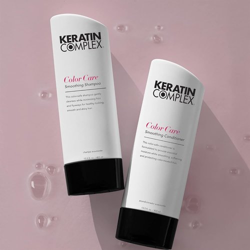 Keratin Complex Smoothing Conditioner - Color Care Formula for Silky, Manageable Hair