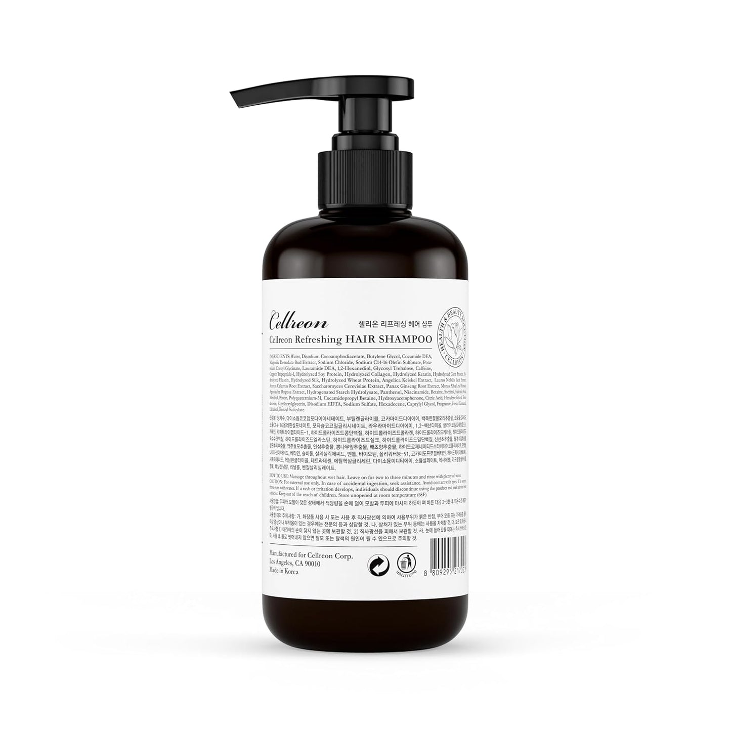 Skiennix Refreshing Hair Shampoo - Strengthening & Volumizing Cleanser with 7 Proteins & 14 Herbal Extracts | 16.91 fl oz
