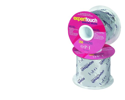 OPI Expert Touch Foil Wraps - Absorbent Pads for Easy Gel & Acrylic Removal | 250 Pieces