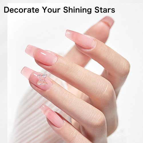 Creaglam Solid Gel Nail Tips: Semi Solid Soft Nail Glue for Press Super Strong Fake Nail Glue Acrylic Nails Polygel - 20g Clear Nail for Art Salon Long Lasting Builder UV Lamp Curing Needed