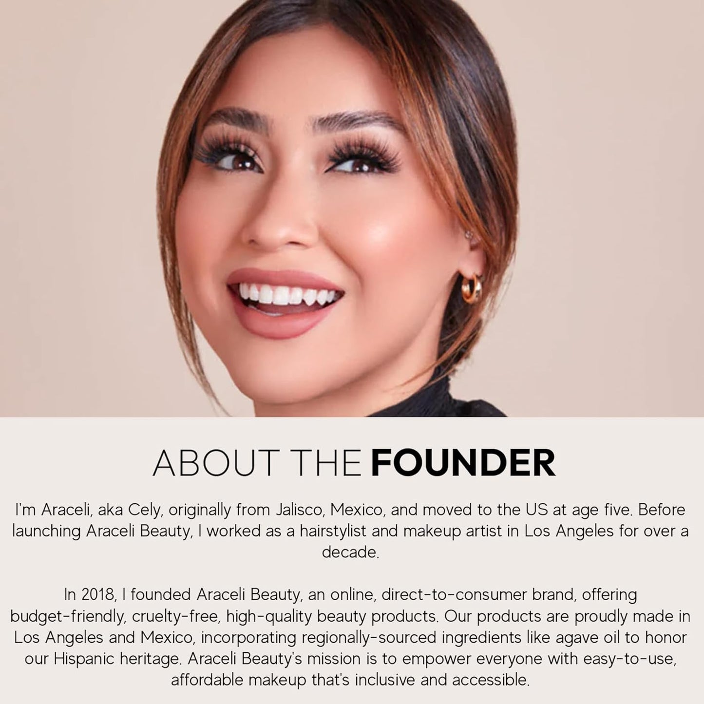 Araceli Beauty Gel Pencil Eyeliner - Water Resistant & Long-Lasting Formula - Hypoallergenic Gold Color for Sensitive Eyes