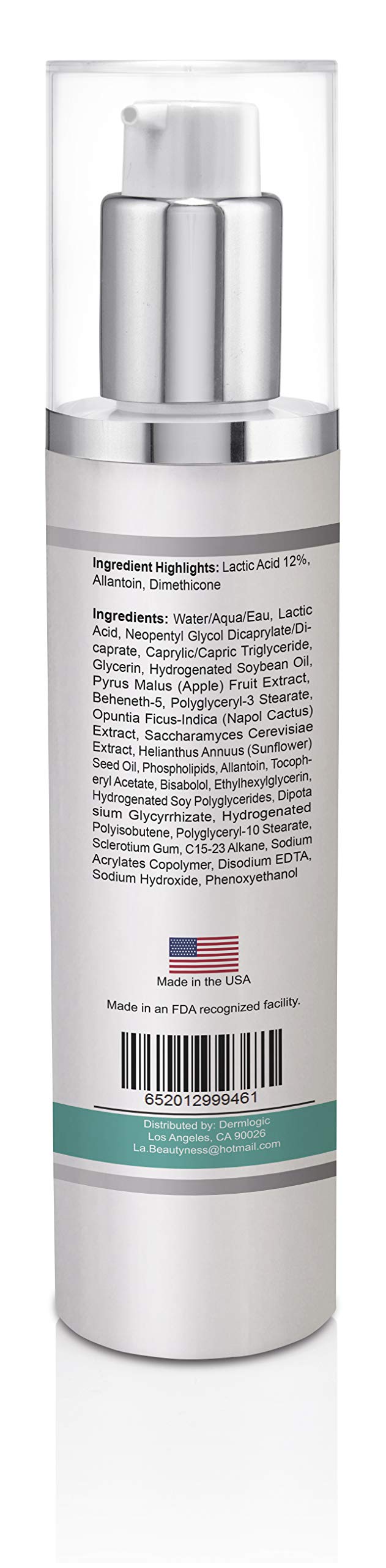 Keratosis Pilaris Treatment- Get Rid of KP, Bumps & Body Acne. 12% Lactic Acid Lotion. Moisturizing Repair Cream Smooths Rough, Dry, Cracked, Bumpy Skin & Redness.