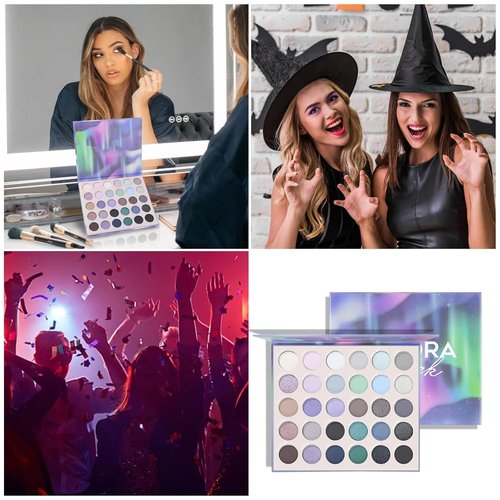 Regine Switzerland Eyeshadow Palette - 30 Pigmented Matte & Shimmer Shades | Long-Lasting Waterproof