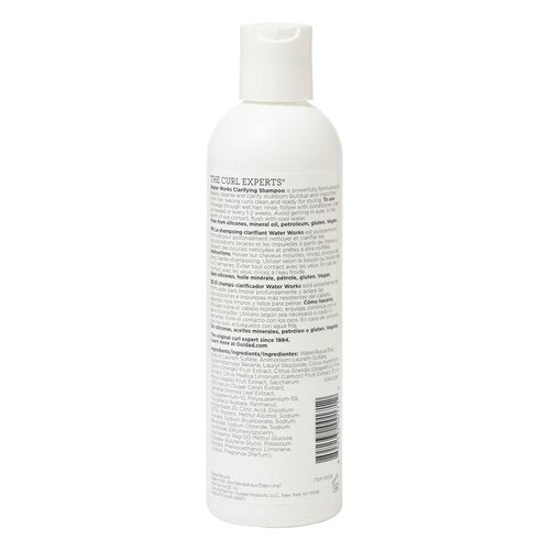Ouidad Water Works Curly Hair Shampoo - Clarifying Formula to Remove Build-Up & Impurities | All Curl Types
