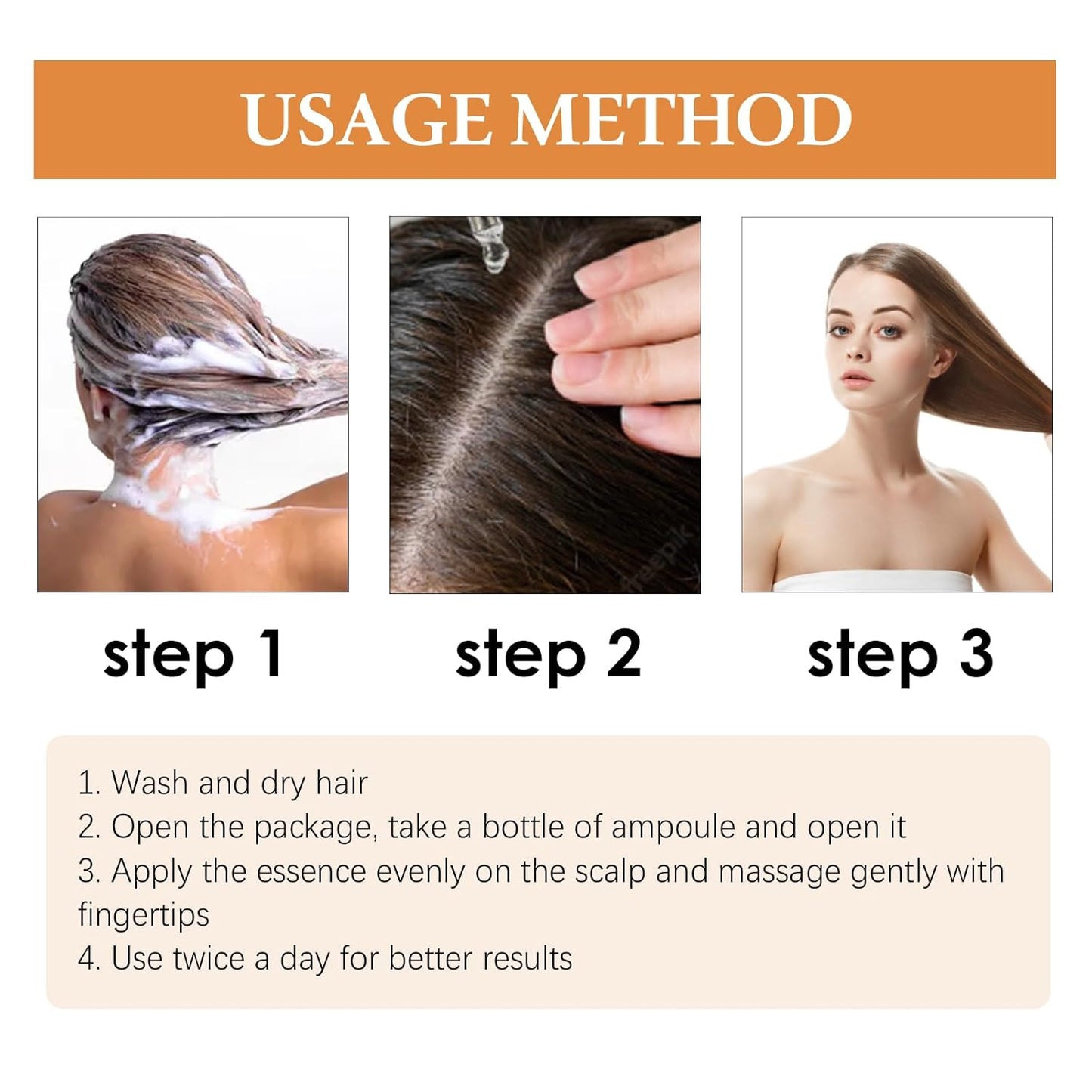 Skiennix Hair Ampoule Treatment Serum - Strengthening Nourishing Concentrate for Thinning Hair | 7 Count