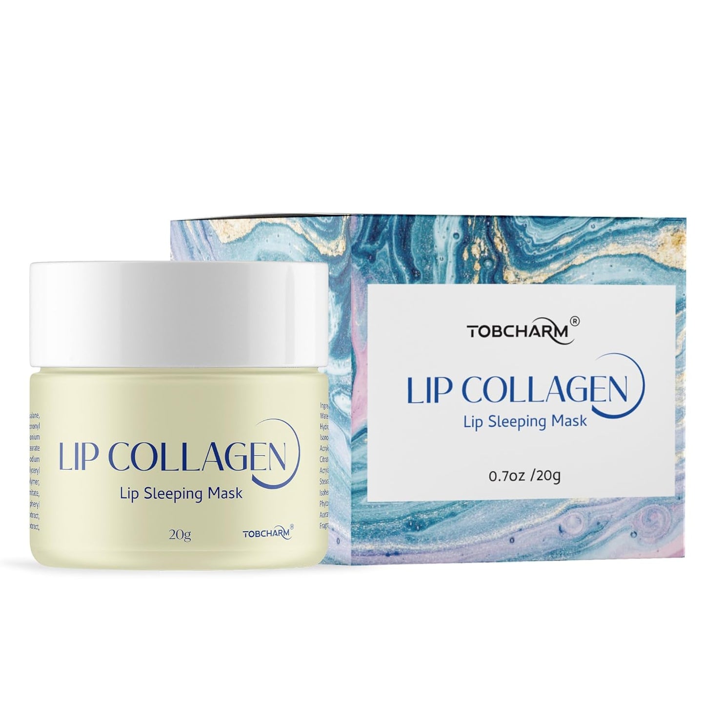 Skiennix Lip Sleeping Mask - Hydrating Overnight Collagen Lip Plumper with Hyaluronic Acid | 20g